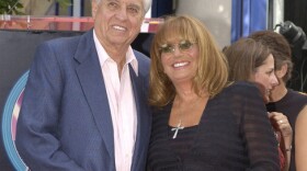 Director Garry Marshall and sister, actress-director Penny Marshall, seen here in 2004 when she received her star on the Walk Of Fame.