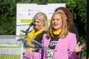 Liz Stein speaks at a Stand with Survivors Rally on Capitol Hill, Wednesday, Sept. 3, 2025, in Washington. (AP Photo/Rod Lamkey, Jr.)