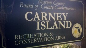 Although the grove is currently closed to visitors, signs and maps still stand to display the historic site.