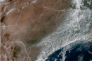 NOAA satellite showed cleared skies over Texas, except along the coast on Nov. 17, 2025