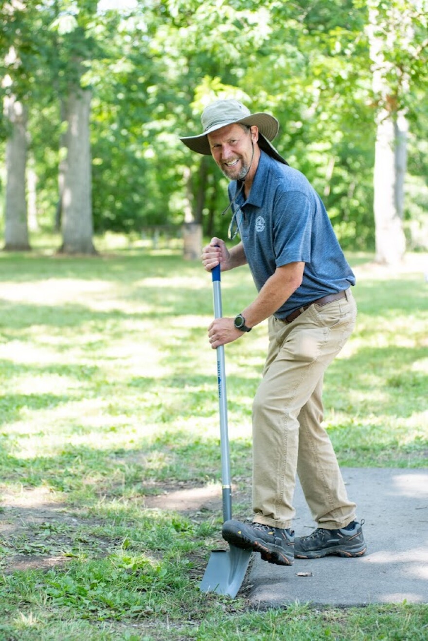 Roy Townsend, Project Manager for the Washtenaw County Parks & Recreation Commission.