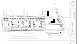 Site plans for "eco-village" in the city of Kent. 
