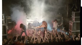 Metallica performing at The Metro in Chicago, Illinois on August 12, 1983. (Gene Ambo)
