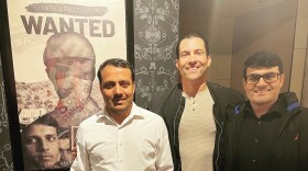 Saifullah and Ismail Haqmal, with Robert Ham at center
