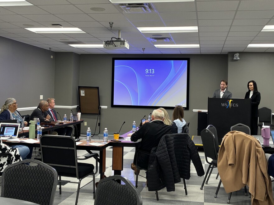 WS/FCS school board met with representatives from a lobbying firm during a budget workshop