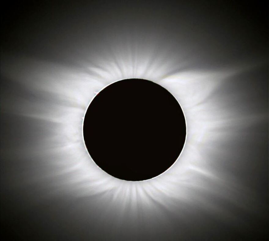 A total solar eclipse in 2006.