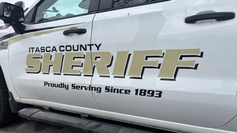 An Itasca County Sheriff squad car on May 5, 2026, in Grand Rapids.
