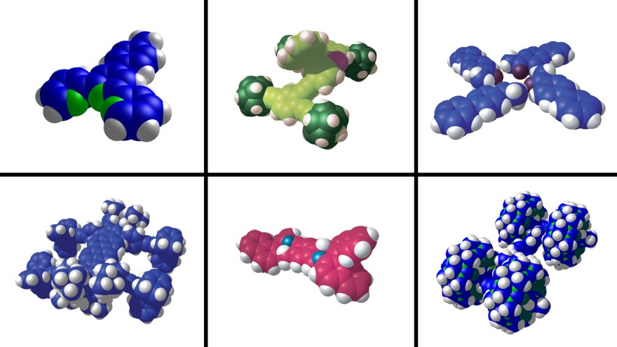 Top row from left: Swiss Team, NanoPrix Team, Nano-windmill Company Bottom row: NanoMobile club, Nano-Vehicle NIMS-MANA, Ohio Bobcat Nano-wagon Team