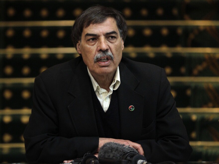 On April 1, Ali Tarhouni tells the media in Benghazi that Qatar agreed to give the rebels money for weapons and other items in exchange for the oil they control.