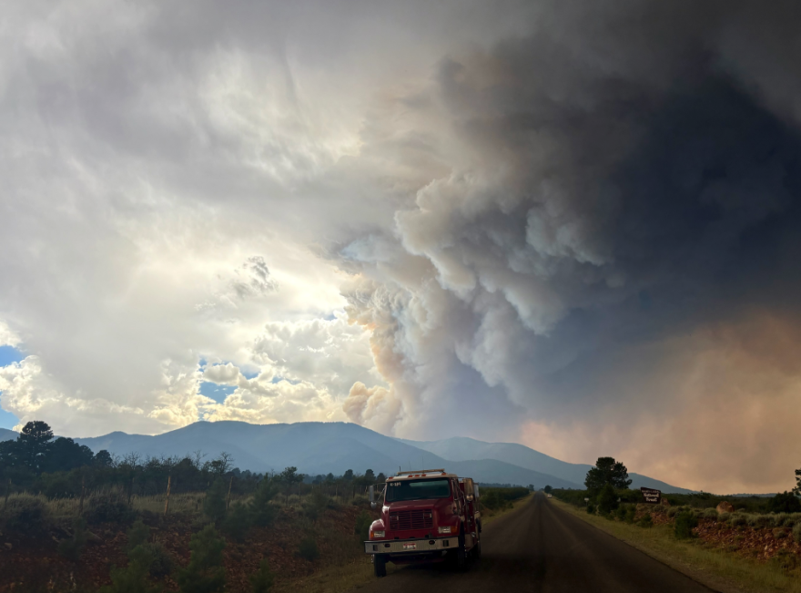 The Babylon Fire is burning in southeast Utah.