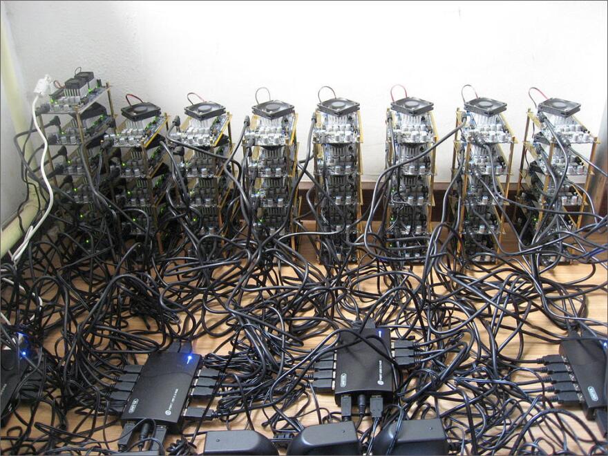 File photo. Chelan County Public Utility District managers want to shut down unauthorized bitcoin operations. CREDIT: XIANGFU/WIKIMEDIA