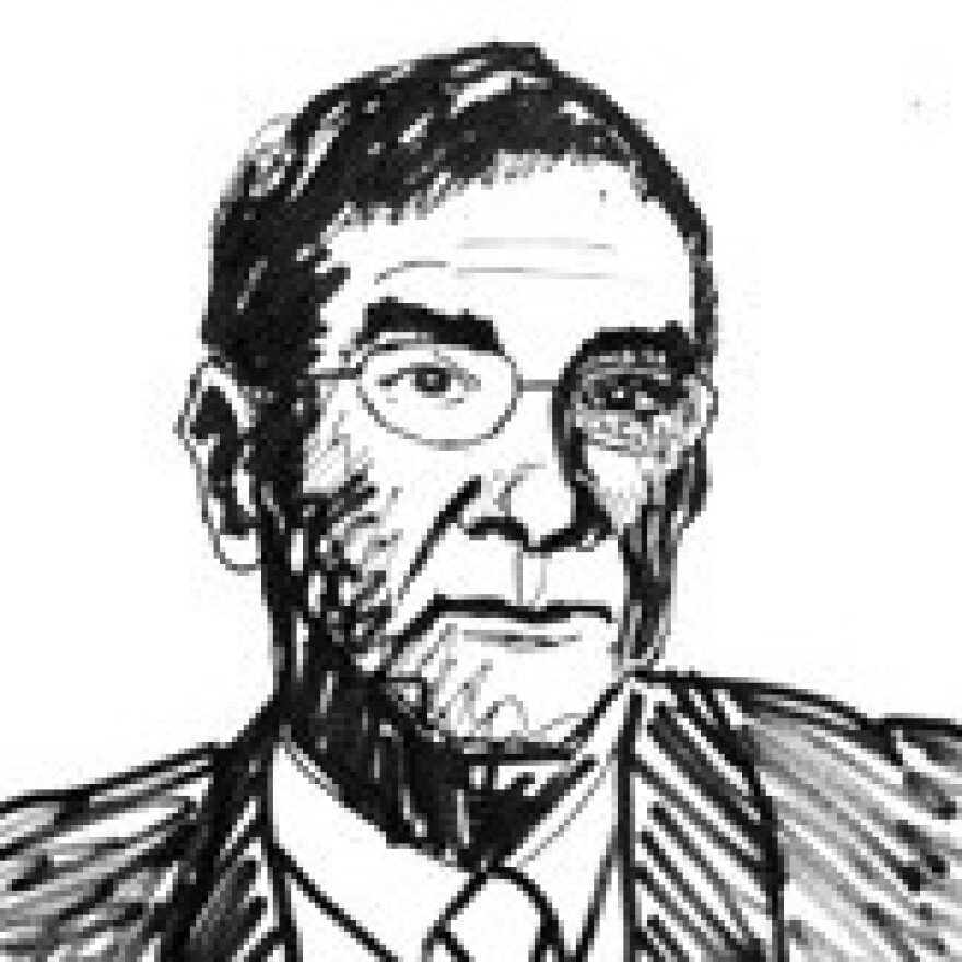 Serge Haroche. Illustration from the Nobel Prize website.