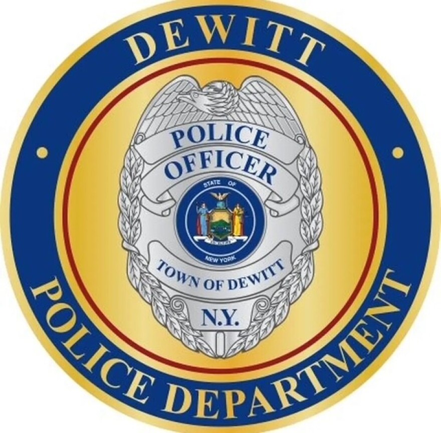 Dewitt Police Department logo with police badge