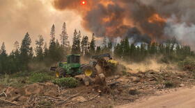 A July 27, 2021 photo of the Bootleg Fire. For several weeks, it was the country's largest wildfire this year.
