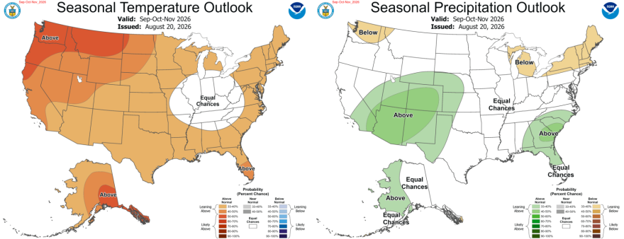Fall seasonal outlook 2026
