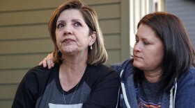 Survivors of the Oct. 1, 2017, Las Vegas shooting are still struggling to put their lives back together one year later. Chris Gilman, right, of Bonney Lake, Wash., says she still has the urge to look behind her whenever she leaves her home. Her wife, Aliza Correa, and two off-duty sheriff’s deputies helped save her.