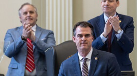 Gov. Kevin Stitt delivers his State of the State address on Monday, Feb. 5, 2024, at the Oklahoma State Capitol.
