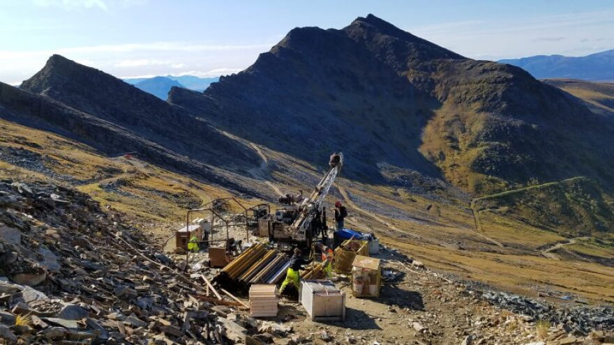 Drilling at Trilogy Metals Inc.’s copper-rich Arctic Deposit in Alaska’s Ambler Mining District.