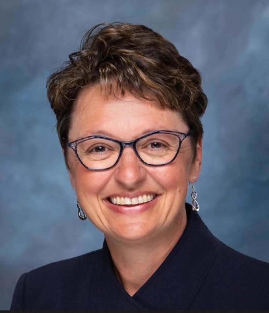 Amy Novak is president of St. Ambrose University, Davenport.