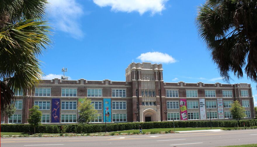The Sarasota Art Museum occupies historic Sarasota High School.