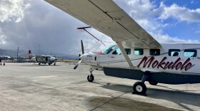 Mokulele currently holds the Essential Air Service federal contract to fly to Lāna’i. They're among two other airlines currently competing for the next contract term.