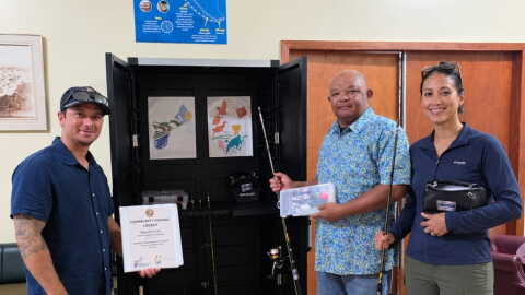 Dept. of Agriculture's Dept. of Aquatic and Wildlife Resources at the Hagåtña Mayor's Office. (2026)