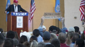 "Deport Obama and Allah too" sign