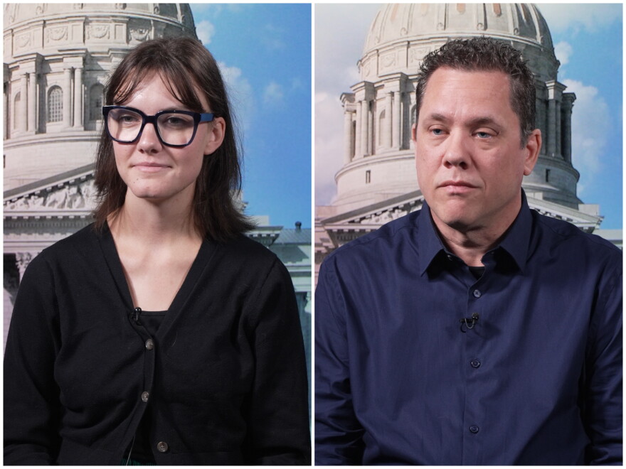 Katelyn Zach and Gerald Angelo, candidates for Missouri House District 131 on the November 3, 2026, ballot.