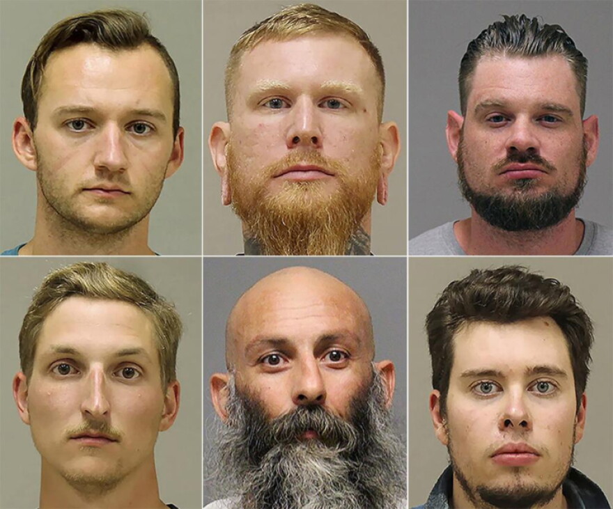 Photo of men accused of Governor Whitmer kidnapping plot