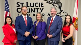 Group photo of the St. Lucie County commissioners