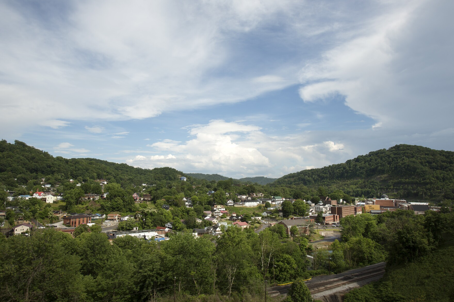 The small city of Hazard, Ky., shown Tuesday, May 26, 2015.