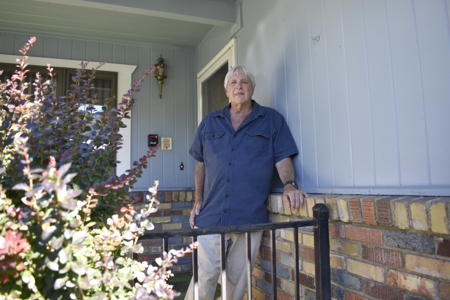 Stephen Weil at his Carson City home on Aug. 18, 2025. Earlier in the year, he was notified that the insurance company wouldn’t renew the coverage policy for his house.