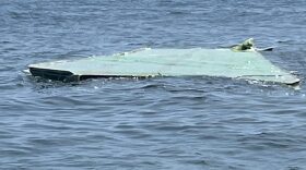 A piece of debris from the damaged Vineyard Wind turbine blade.