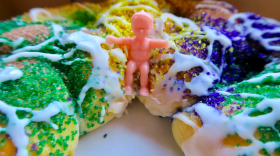 King cake is a symbol of Mardi Gras in New Orleans