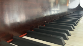 a piano keyboard.