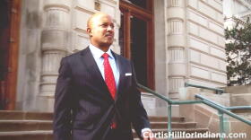 Attorney General Curtis Hill announced his re-election bid via a campaign video.