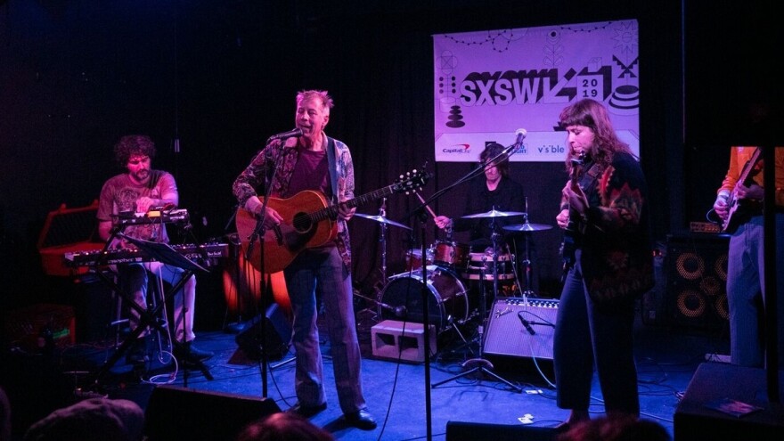 John Vanderslice performs at The Hideout in Austin, TX during the 2019 SXSW music festival.