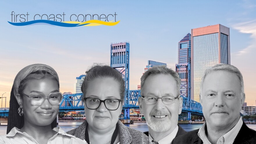 Trinity Webster-Bass, Megan Mallicoat, Jim Piggott and John Daigle