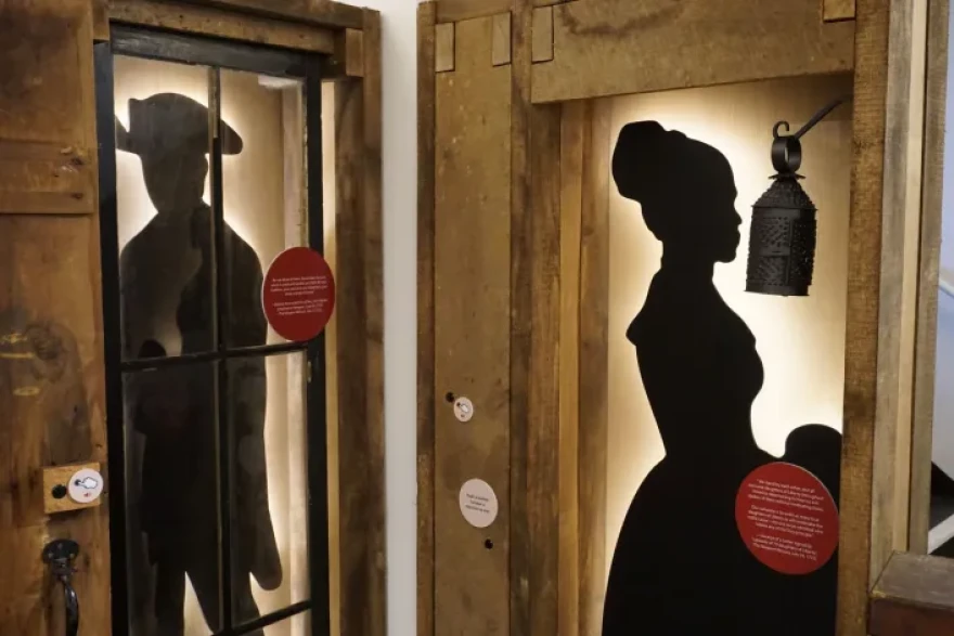 The exhibition asks you to imagine walking down the street in 1775 Newport and overhearing people talking about the Loyalist and Patriot causes.