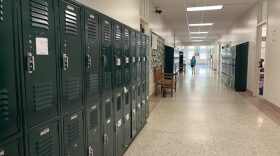 Pictured is a hallway at River Oaks Elementary School, a Houston ISD campus. 