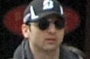 Tamerlan Tsarnaev, as seen in a video taken on April 15 near the finish line of the Boston Marathon.