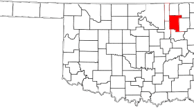 Rogers County is red