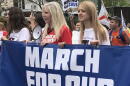 March For Our Lives demonstrators