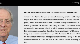 Dennis Ross and his bio