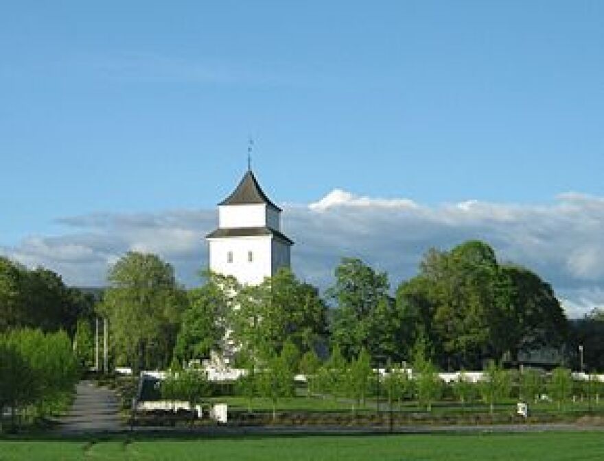 Church in Hokksund, Norway