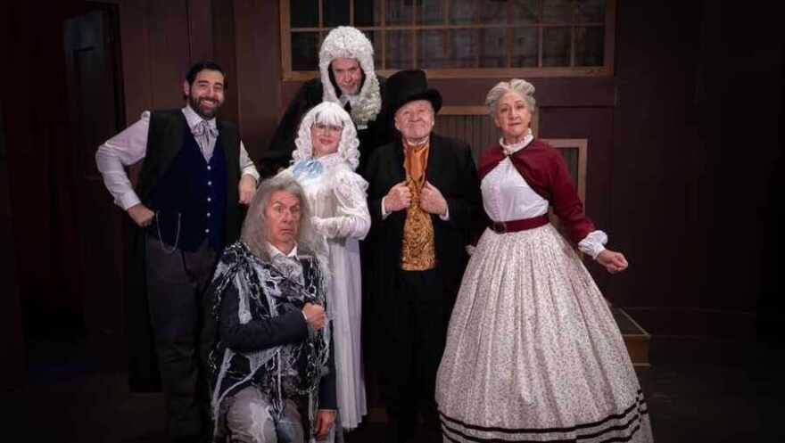 The cast of 'The Trial of Ebenezer Scrooge.'
