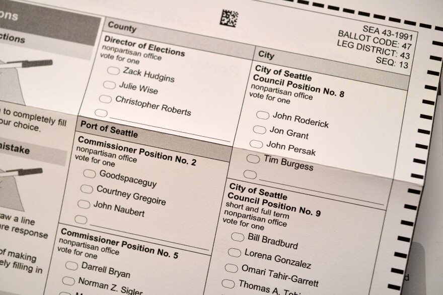 King County primary ballot.