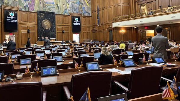 The Indiana House chamber.
