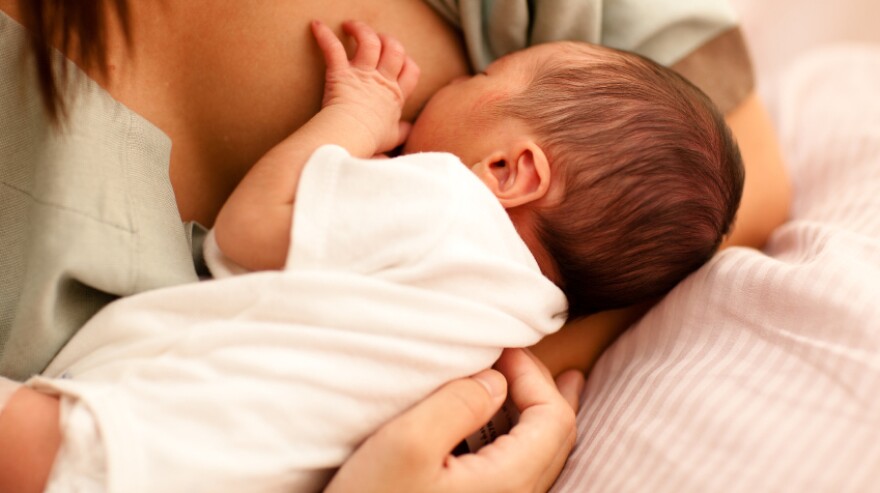 More than three quarters of new babies get at least a start at breast-feeding, according to the CDC.