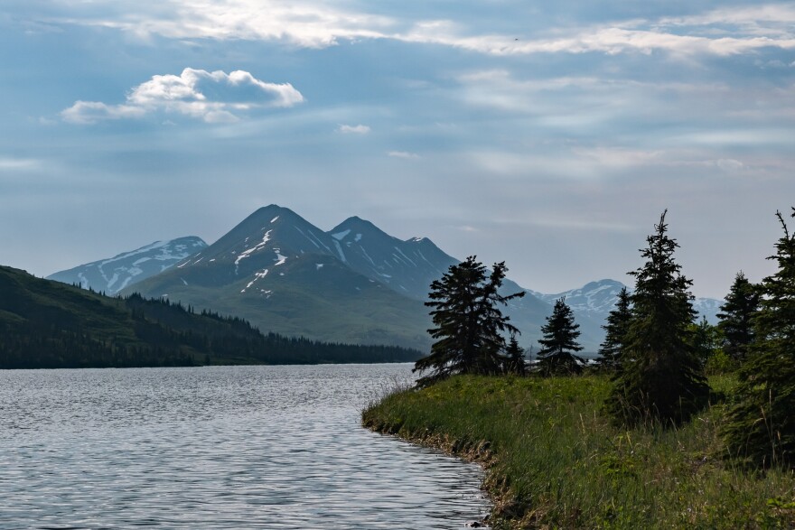 The view from the mouth of the Agulawok River, June 7, 2022.